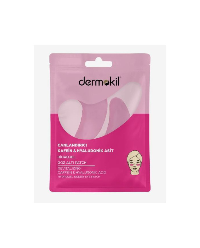 Dermokil Patch Yeux Caféine & Acide Hyaluronique 7g | Cherry Beauty Tunisie