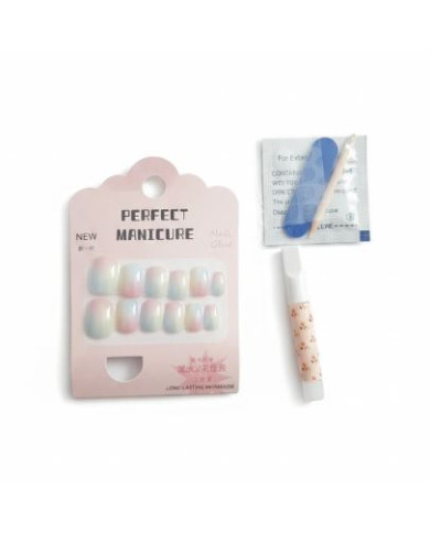 Press On Nails Unicorn 12 PCS | Faux Ongles | Cherry Beauty