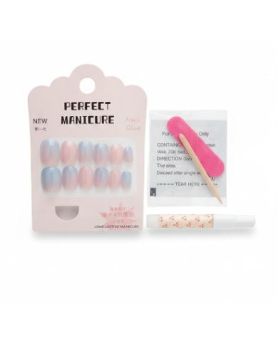 Press On Nails Galaxy 12 PCS | Faux Ongles | Cherry Beauty Tunisie