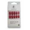 Press On Nails Oval Rouge Grenat 24 PCS | Cherry Beauty