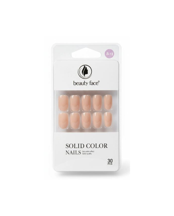 Beauty Face Press On Nails Nude 30 PCS | Cherry Beauty Tunisie