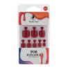 Beauty Face Press On Nails Pied Rouge Bordeaux 24 PCS