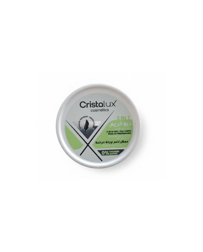 CRISTALUX Crème Déo 2 en 1 100 ml | Niacinamide