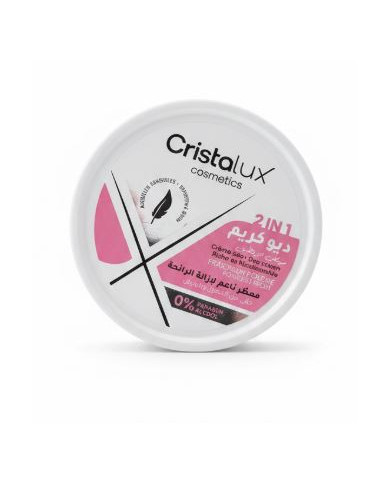 CRISTALUX Crème Déo Fraîcheur Poudre 100 ml | Cherry Beauty