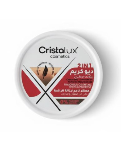 CRISTALUX Crème Déo Orientale 100 ml | Niacinamide