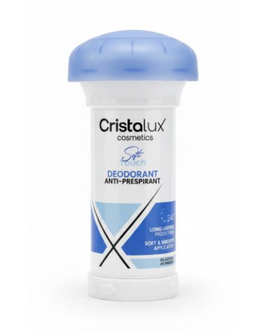 CRISTALUX Soft Touch Déodorant Crème 50 ml | Protection 24H