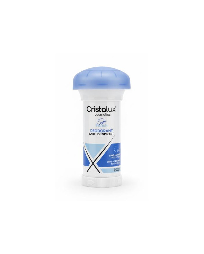 CRISTALUX Soft Touch Déodorant Crème 50 ml | Protection 24H