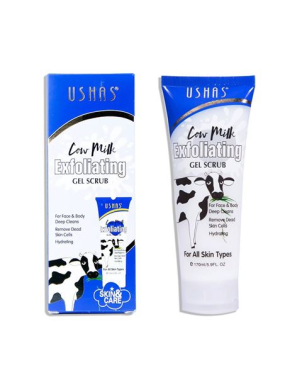 USHAS - Gel Exfoliant - Exfoliating Gel Scrub - Gommage Visage - Lait