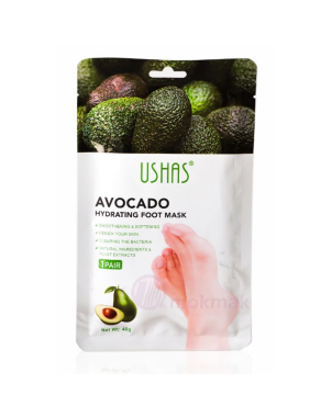 USHAS - Masque Pieds Avocado - Anti Callosités et Peau Morte