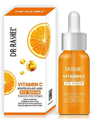 Dr Rashel Eye Serum - Vitamine C - Sérum Soins des Yeux - Anti Cernes Poches et Ridules