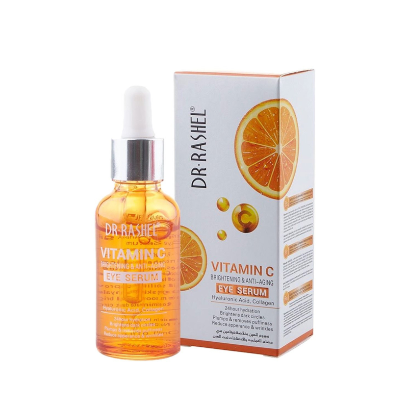 Dr Rashel Eye Serum - Vitamine C - Sérum Soins des Yeux - Anti Cernes Poches et Ridules