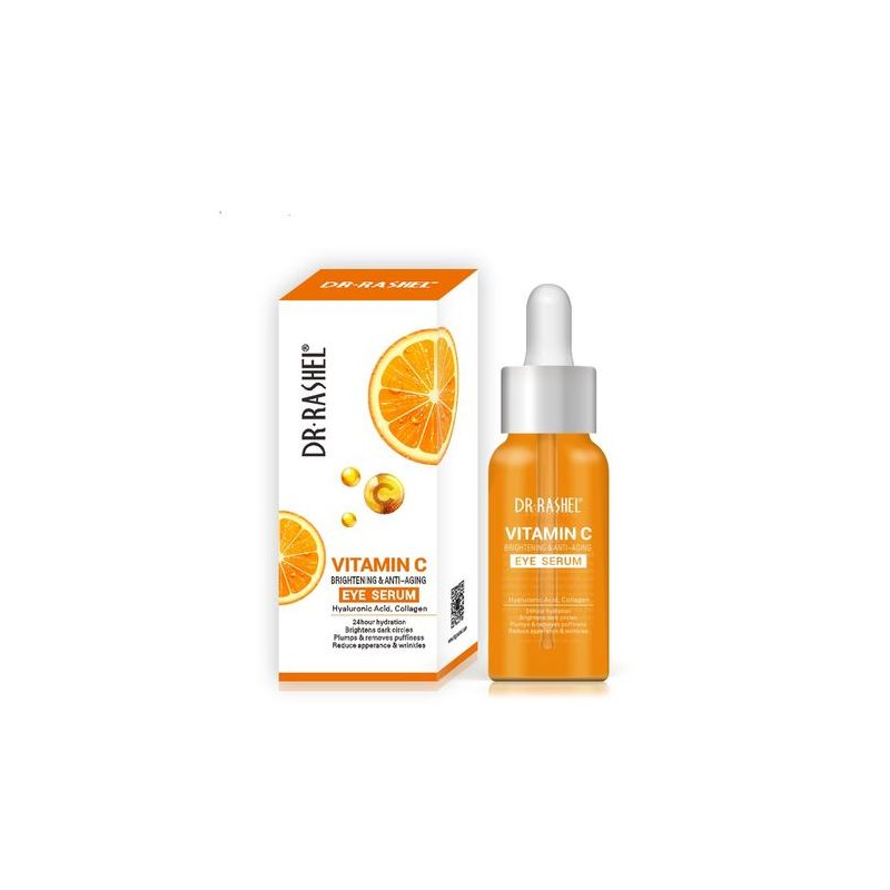 Dr Rashel Eye Serum - Vitamine C - Sérum Soins des Yeux - Anti Cernes Poches et Ridules