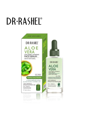 Dr Rashel Face Serum Aleo Vera - Collagène et Vitamine E - Anti Rides et Eclat