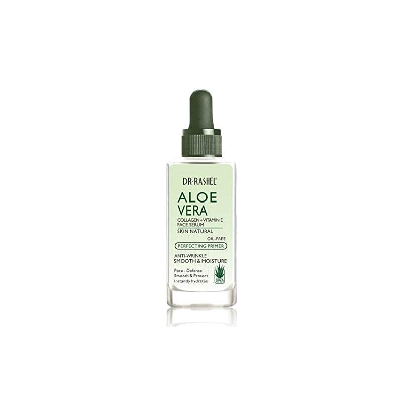 Dr Rashel Face Serum Aleo Vera - Collagène et Vitamine E - Anti Rides et Eclat