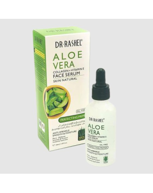 Dr Rashel Face Serum Aleo Vera - Collagène et Vitamine E - Anti Rides et Eclat