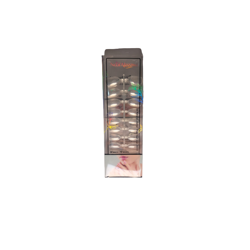 Faux Ongles Transparents Amandes - 240 PCS