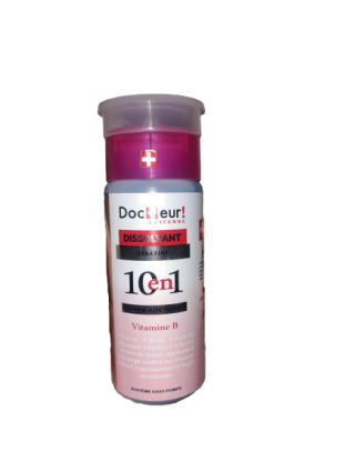 Doc+eur - Dissolvant Sans Acétone - Soins des Ongles - Kératine Vitamine B