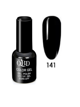QBD2 Vernis Permanent Noir N° 141 (10ml)