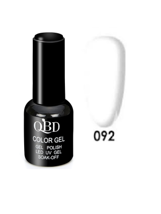 QBD Vernis Permanent Blanc UV LED Soins Ongles Gel Nail Art Onglerie