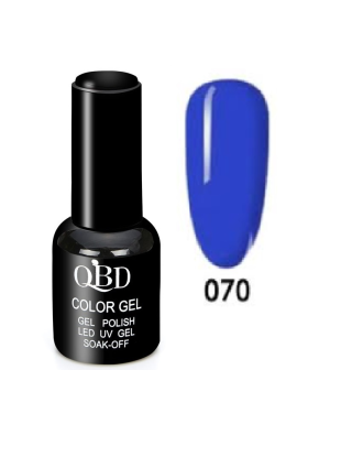 QBD Vernis Permanent Bleu Pétrole UV LED pour Soins Ongles Gel Nails