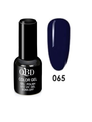 QBD Vernis Permanent Bleu Marine UV LED pour Soins Ongles Gel Nail Art