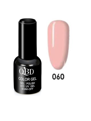 QBD Vernis Permanent Rose Nude UV LED pour Soins Ongles Gel Nail Art