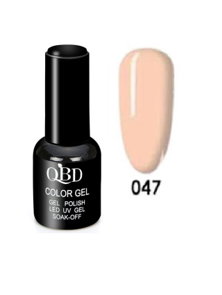 QBD Vernis Permanent Beige Jaunâtre UV LED Soins Ongles Gel Nail Art
