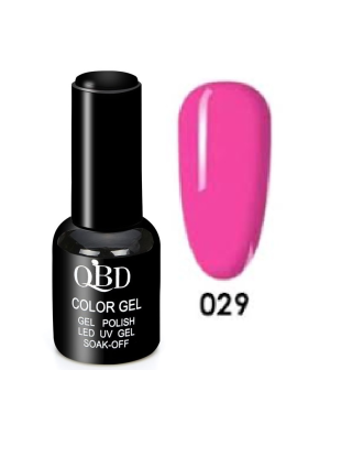 QBD Vernis Permanent Rose Indien UV LED Soins Ongles Gel Nail Art