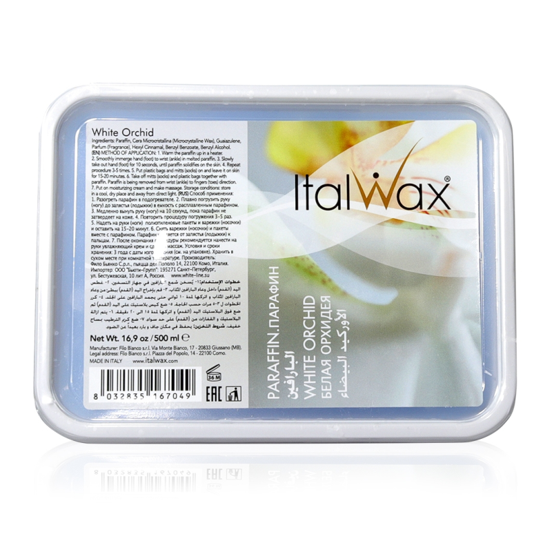 Italwax - Paraffine Cire - Orchidée Blanche - 500ml