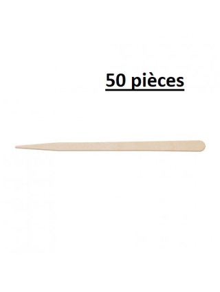 Italwax - 50 Spatules en Bois - Epilations Sourcils