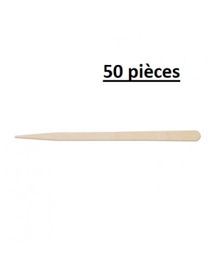 Italwax - 50 Spatules en Bois - Epilations Sourcils