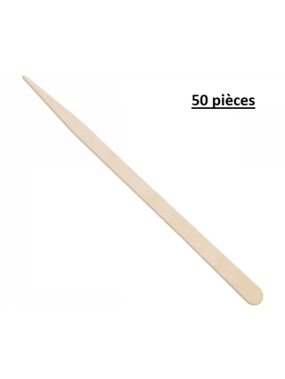 Italwax - 50 Spatules en Bois - Epilations Sourcils