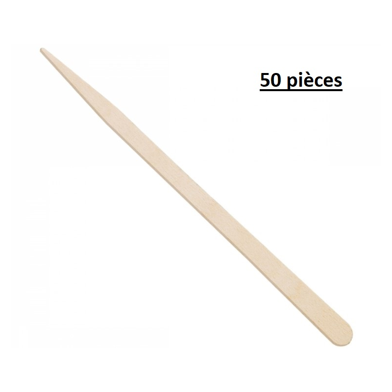 Italwax - 50 Spatules en Bois - Epilations Sourcils