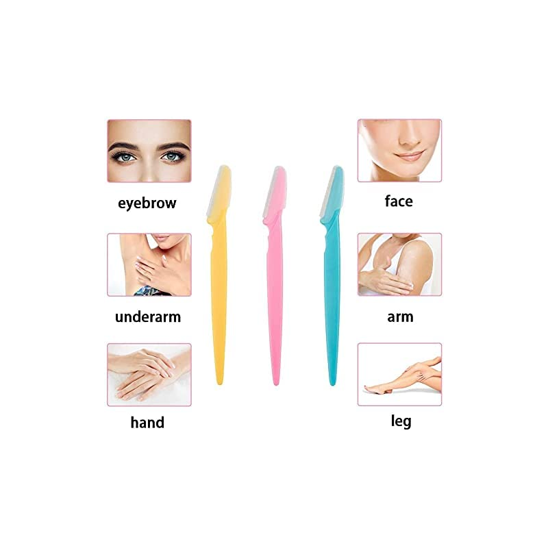 Dermaplane 3 Pièces Outils Dermaplaning Epilation Visage Sourcils