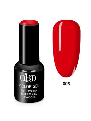 QBD Vernis Permanent Rouge UV LED Soins Ongles Gel Nail Art Onglerie