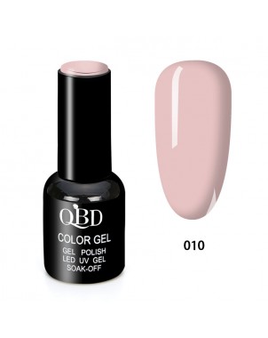 QBD Vernis Permanent Rose Nude UV LED pour Soins Ongles Gel Nail Art