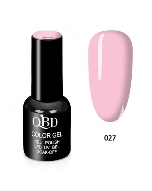 QBD Vernis Permanent Rose Bébé UV LED pour Soins Ongles Gel Nail Art