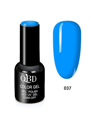 QBD Vernis Permanent Bleu Ciel UV LED pour Soins Ongles Gel Nail Art