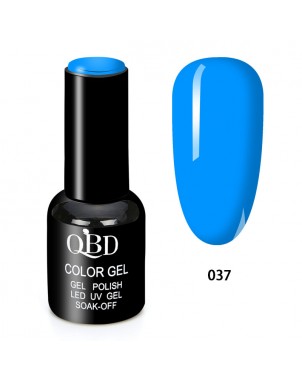 QBD Vernis Permanent Bleu Ciel UV LED pour Soins Ongles Gel Nail Art