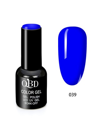 QBD Vernis Permanent Bleu Pétrole UV LED pour Soins Ongles Gel Nails