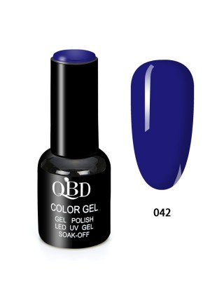 QBD Vernis Permanent Bleu Marine UV LED pour Soins Ongles Gel Nail Art