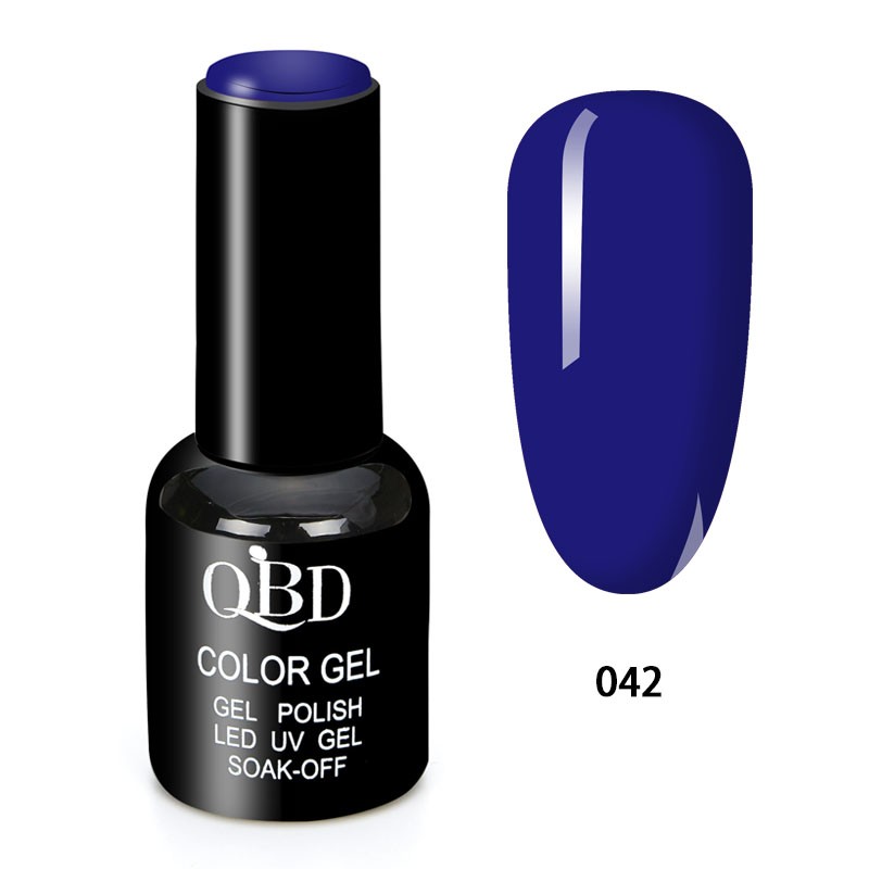 QBD Vernis Permanent Bleu Marine UV LED pour Soins Ongles Gel Nail Art