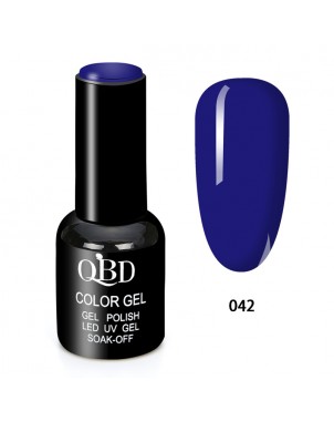 QBD Vernis Permanent Bleu Marine UV LED pour Soins Ongles Gel Nail Art