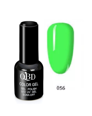 QBD Vernis Permanent Vert Neon UV LED pour Soins Ongles Gel Nail Art