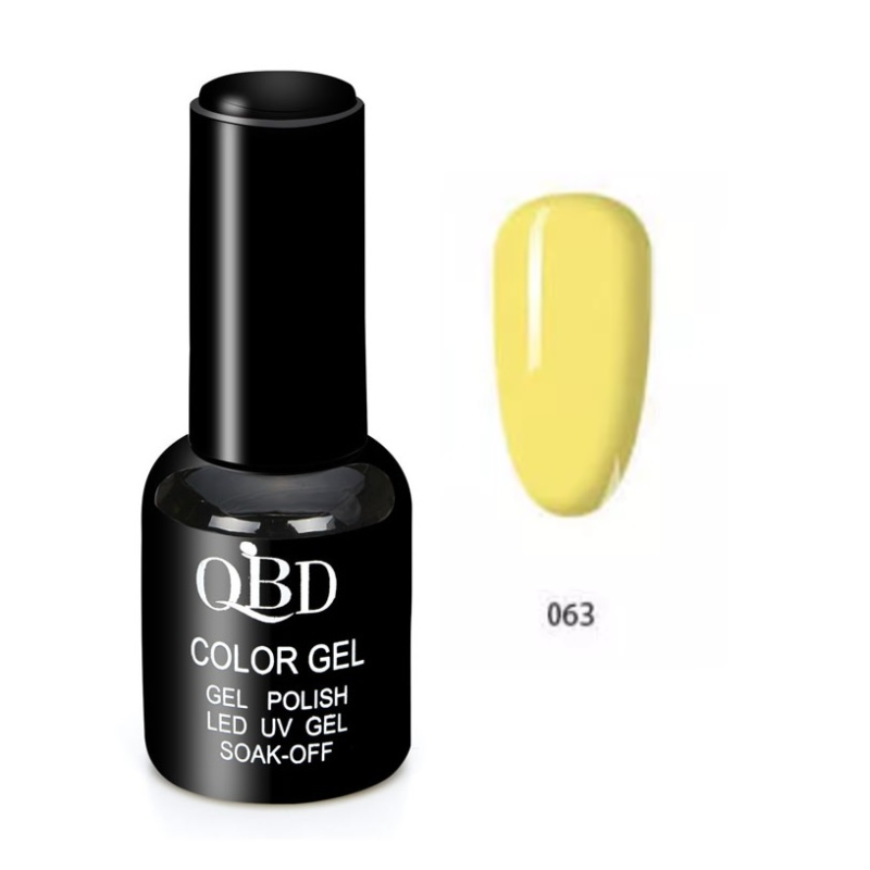 QBD Vernis Permanent UV LED pour Soins Ongles Gel Nail Art