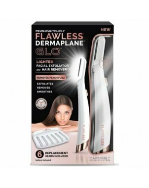 Dermaplane Flawless - Epilateur visage illuminé LED