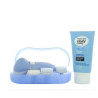 coffret : brosse de nettoyage et massage 3 en 1 avec gel nettoyant
