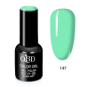 QBD Vernis Permanent Orangé UV LED pour Soins Ongles Gel Nail Art