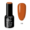 QBD Vernis Permanent Orangé UV LED pour Soins Ongles Gel Nail Art