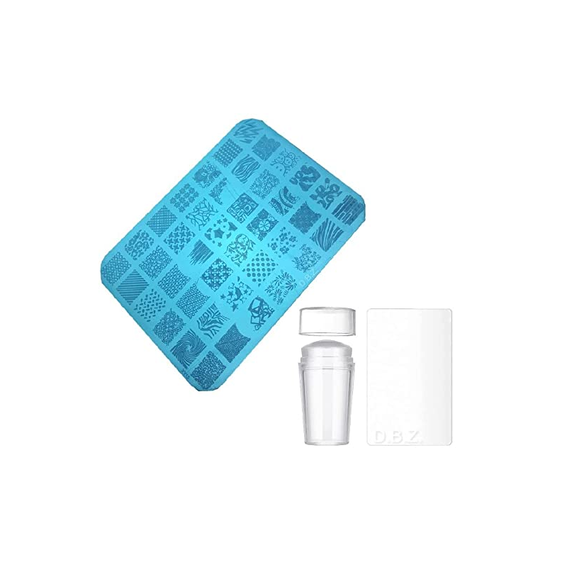 Kit d'Estampage : Tampon French Silicone + Plaque d'Estampage